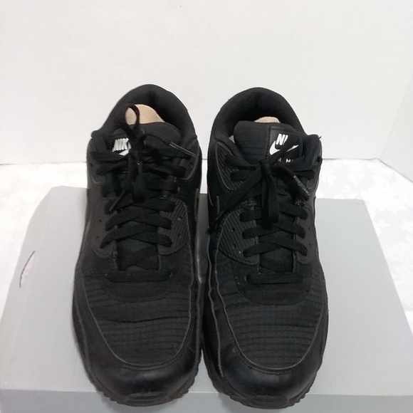 Nike Air Max 90 Size  11- Black- SEE - Picture 5 of 12